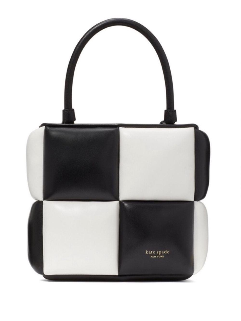 Kate Spade Boxxy Small Colorblocked Tote - Black/White NWT